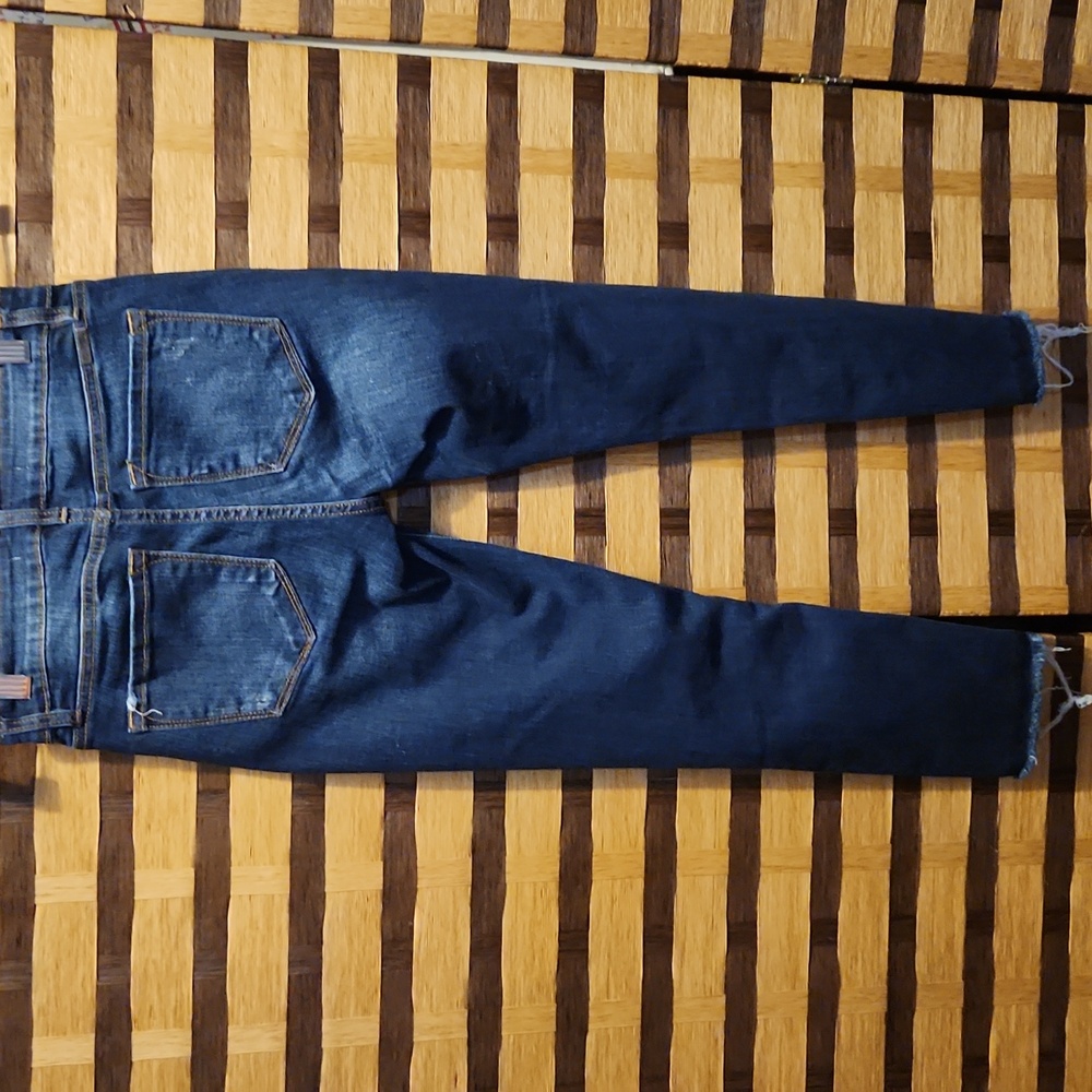 KanCan Skinny Distressed Leopard Patch Jeans - Picture 6 of 8